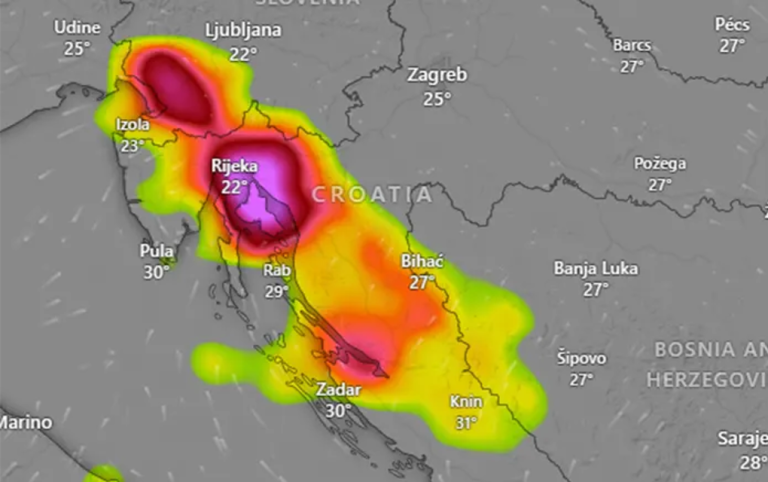 Super Elijska Oluja Je U Sloveniji Sljede A Stanica Hrvatska Pa Bih