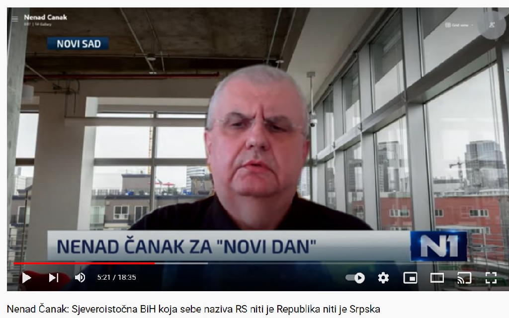 BRUKA! Nenad Čanak pozvao na ukidanje Republike Srpske: Ona, niti je republika niti srpska. Taj koncpet je nedopustiv