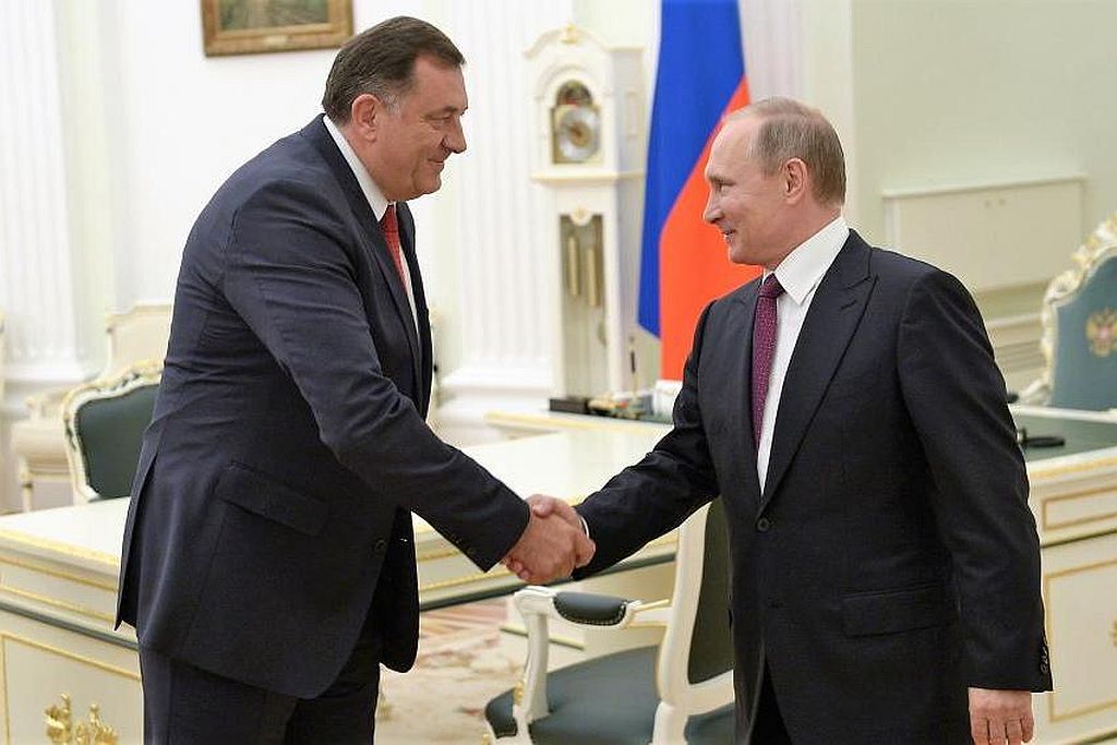 „Opozicija uz pomoć zapadnih službi, preko BN televizije, pokušava omalovažiti susret Dodika i Putina“