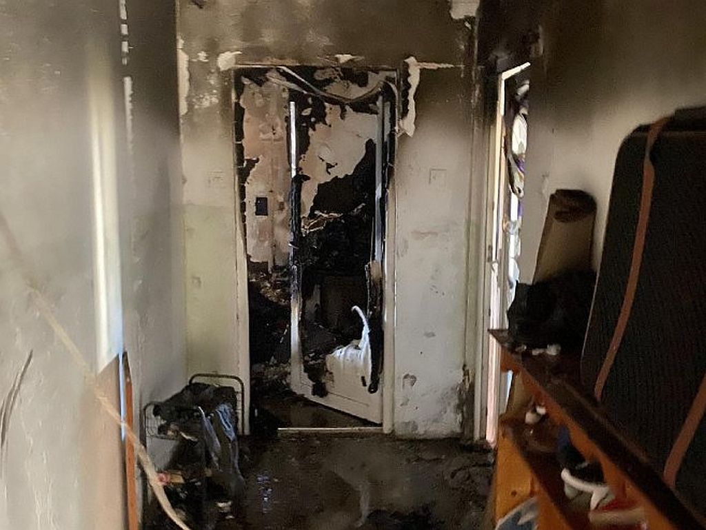 Požar u Prijedoru: Jedna osoba povrijeđena (foto)