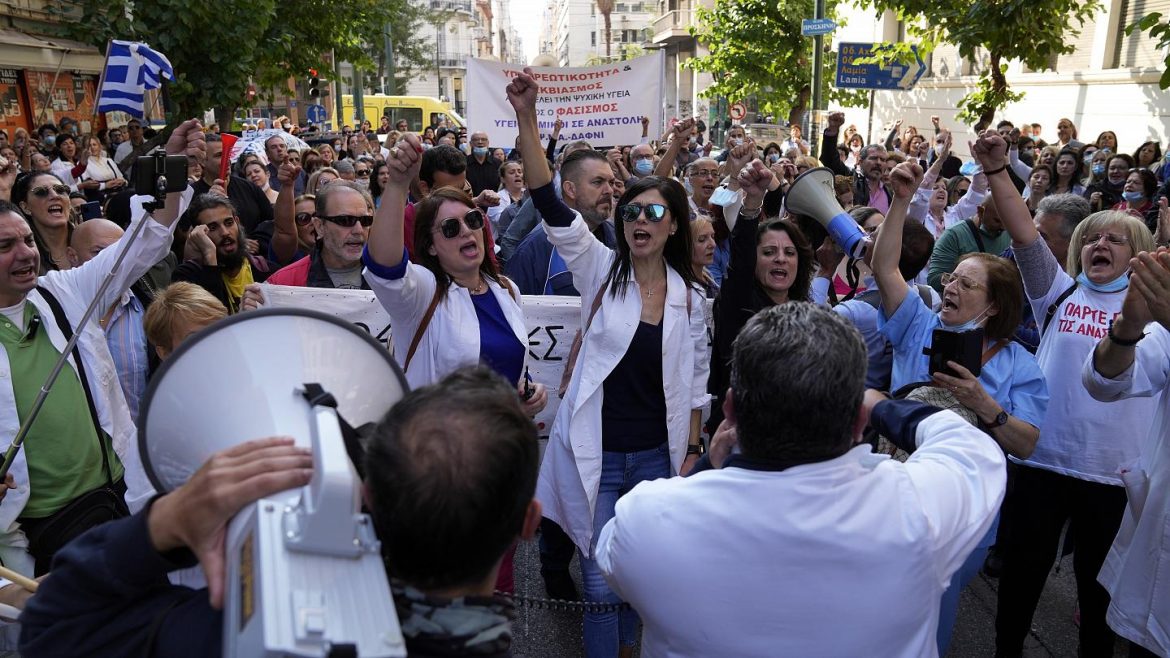 Štrajk zdravstvenih radnika u Atini