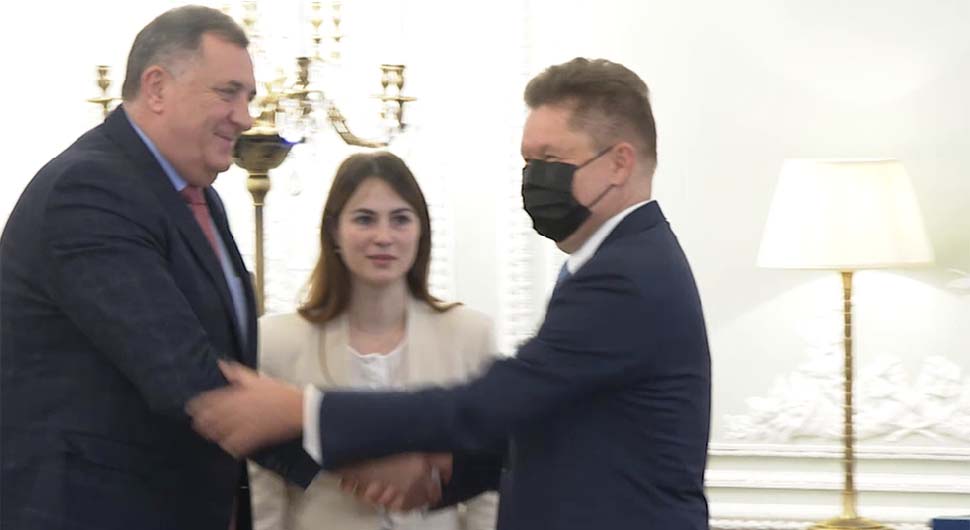 Dodik stigao u „Gasprom“: Sa rukovodstvom kompanije o gasovodu u Srpskoj