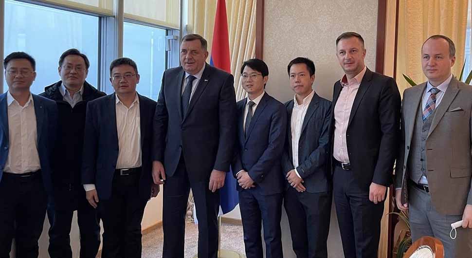 Dodik i Ćorić sa predstavnicima kineskih kompanija o ulaganjima u Srpsku
