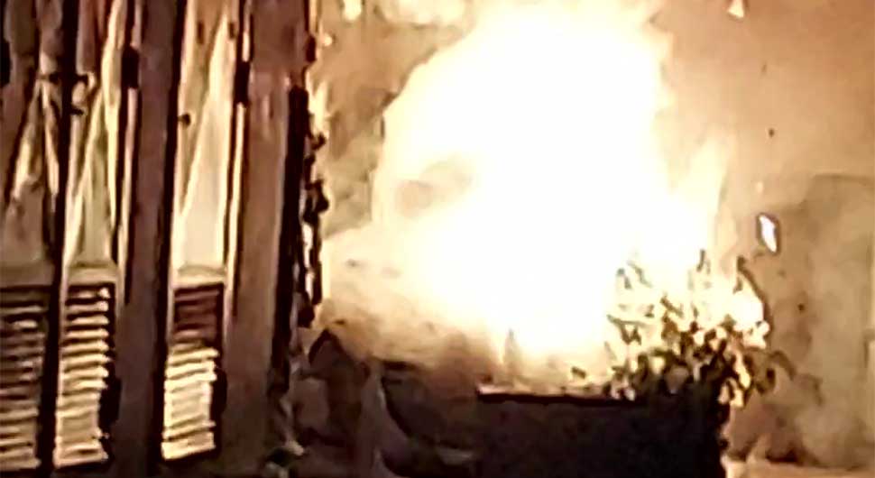 Pogledajte snimak eksplozije automobila u Banjaluci