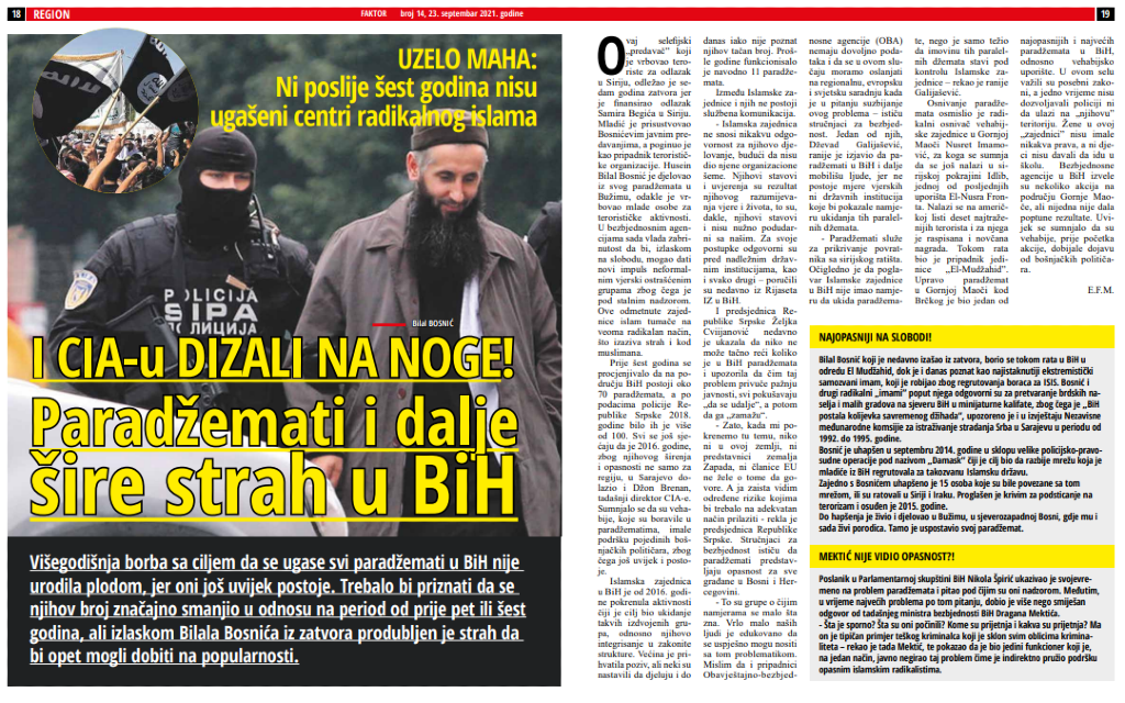 Opasnost po nacionalnu bezbijednost o kojoj se ne govori – Paradžemati i dalje šire strah u BiH