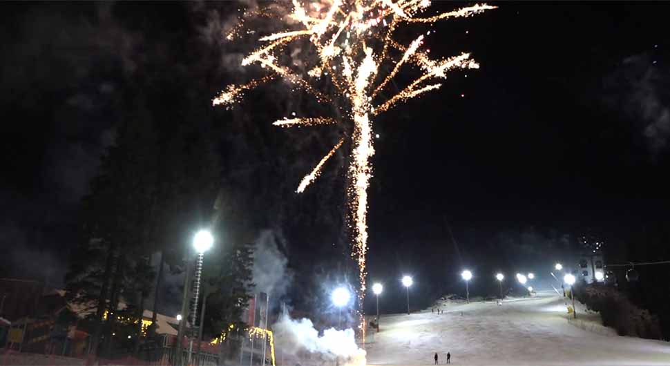 Vatrometom na stazi dočekana Nova godina na Jahorini
