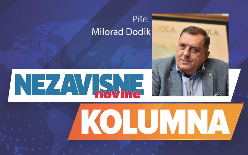 Milorad Dodik kolumna za NN: Veliki nesporazum