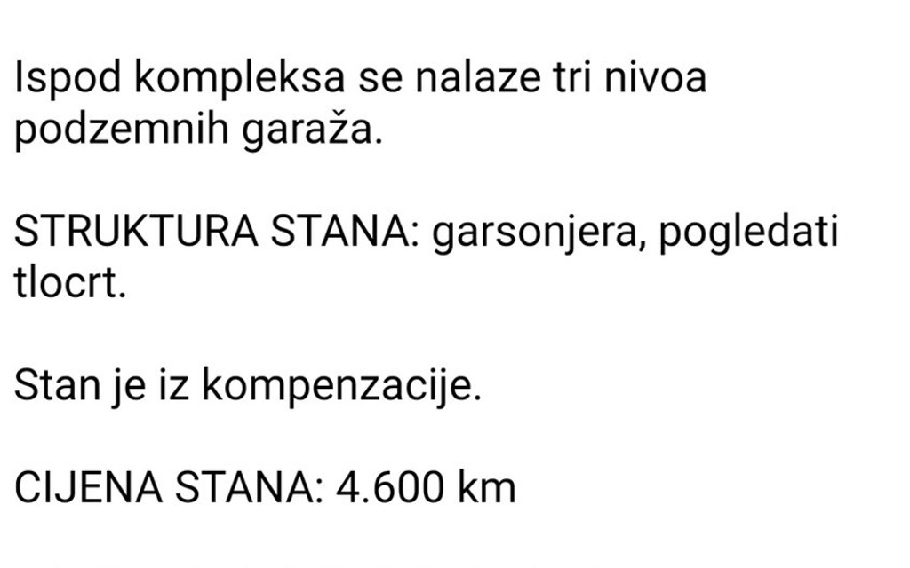 Kvadarat stana u Banjaluci 4600 KM – umjesto tzv.“rupe“ niče naselje PALATA!!!