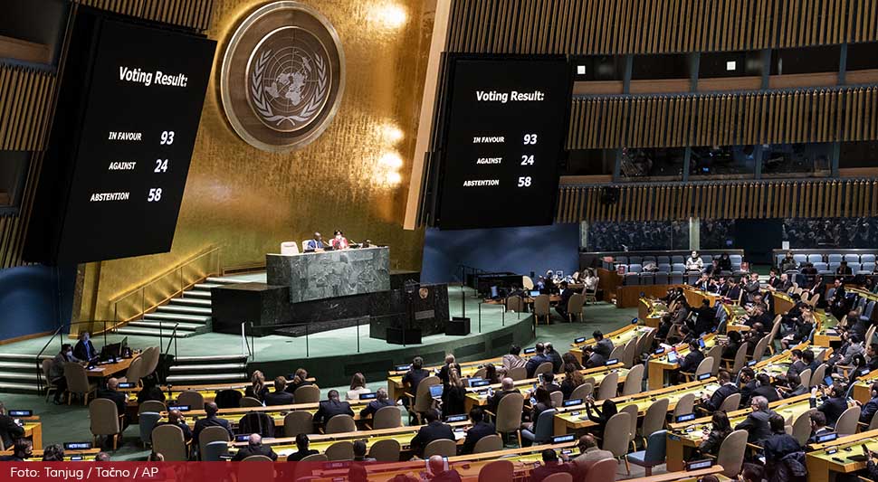 Rusija suspendovana iz Savjeta UN za ljudska prava