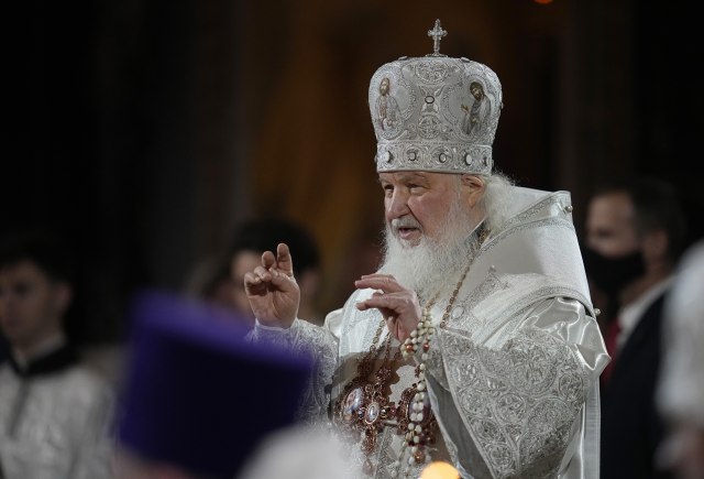 Patrijarh Kiril služi Vaskršnju liturgiju; Putin prisustvuje FOTO/VIDEO