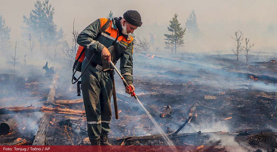 Požari haraju Rusijom: Vatra zahvatila površinu od 25.500 hektara