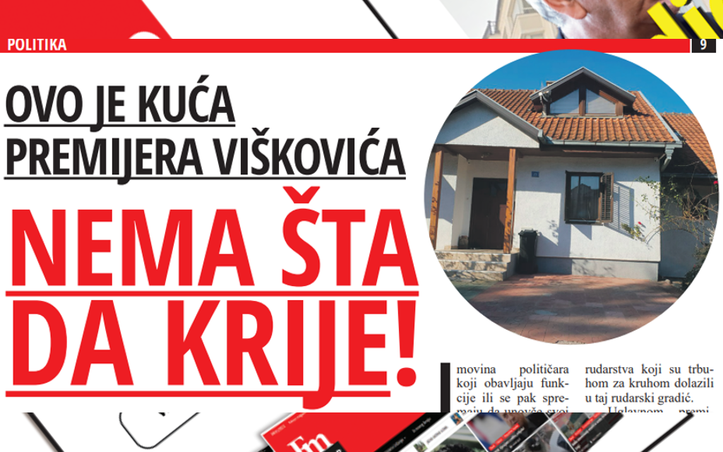 Faktor u Milićima : Ovo je kuća Radovana Viškovića!