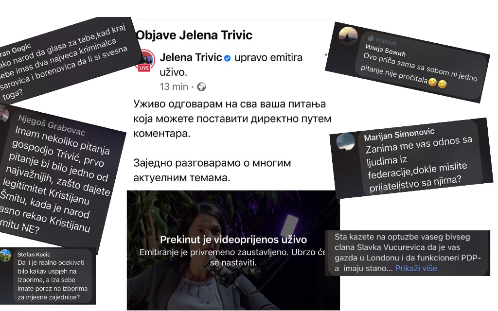 Jelena Trivić prekinula online tribiniu – NIJE ODGOVORILA NA MNOGA PITANJA