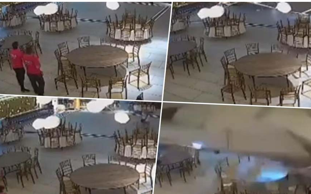 Urušio se dio krova restorana u Leskovcu – Gosti panično bježali