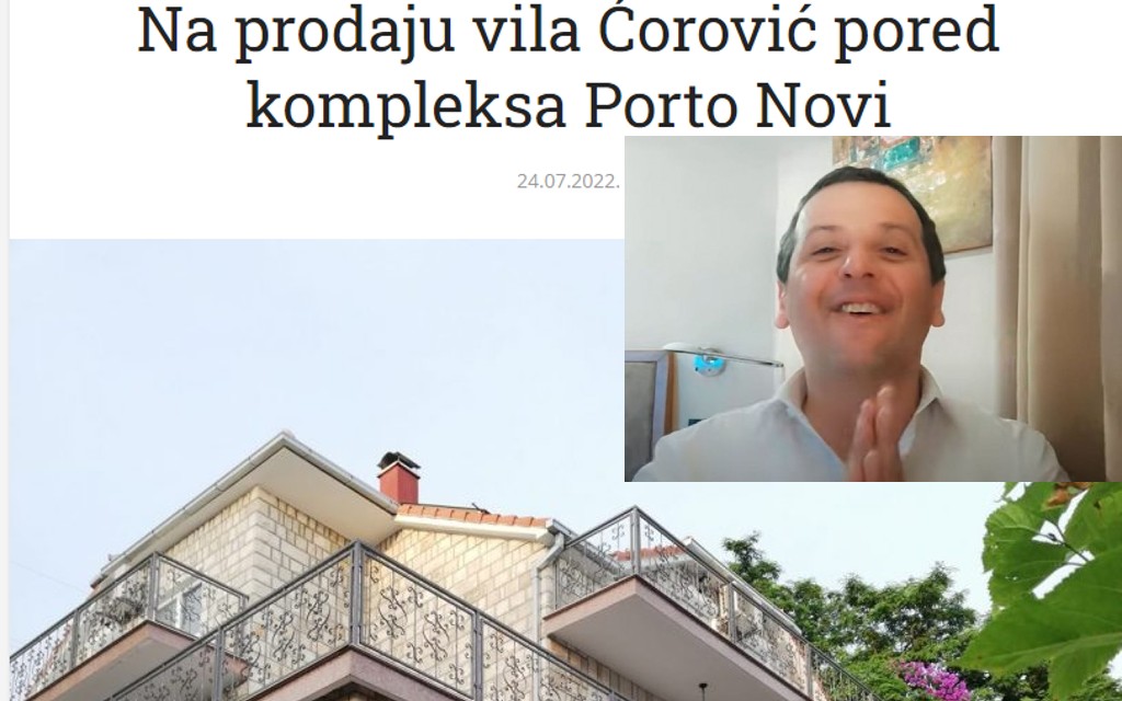 Nebojša Vukanović NAŠAO NOVI POSAO – Prodaje nekretnine po crnogorskom primorju ?!