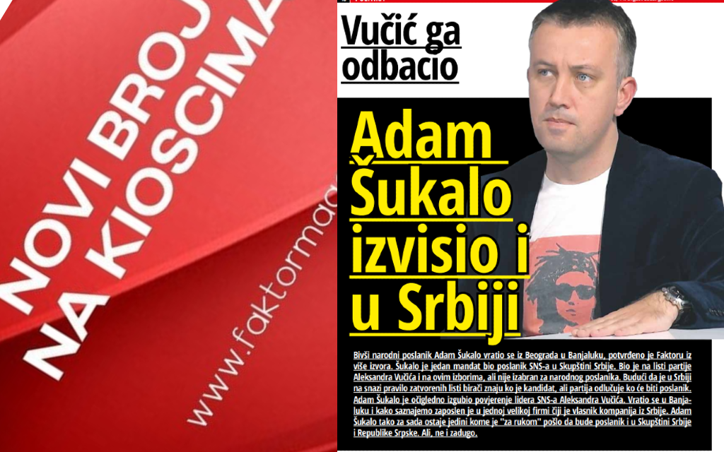 Adam Šukalo IZVISIO i u Srbiji?!
