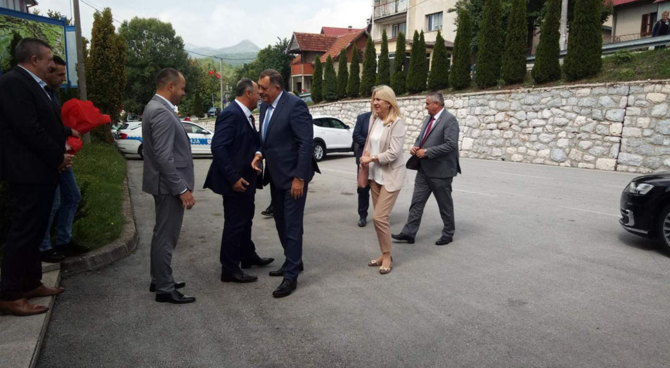 Dodik, Cvijanović i Višković sa rukovodstvom opštine Kalinovik