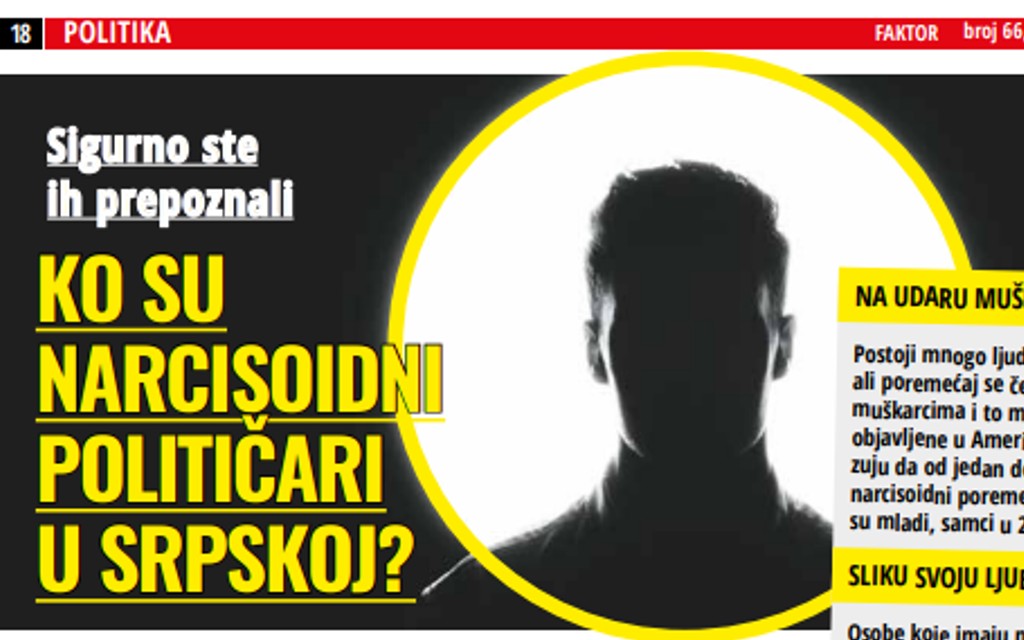 Sigurno ste ih prepoznali – Ko su narcisoidni političari u Srpskoj?
