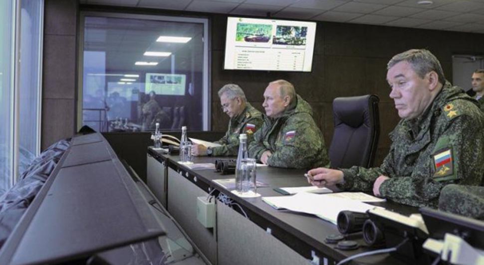 Putin, Šojgu i Gerasimov ispratili glavnu fazu vojnih vježbi „Vostok 2022“