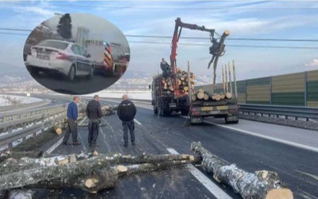 NOĆNA MORA VOZAČA: Balvani pali s kamiona na auto-putu kod Sarajeva