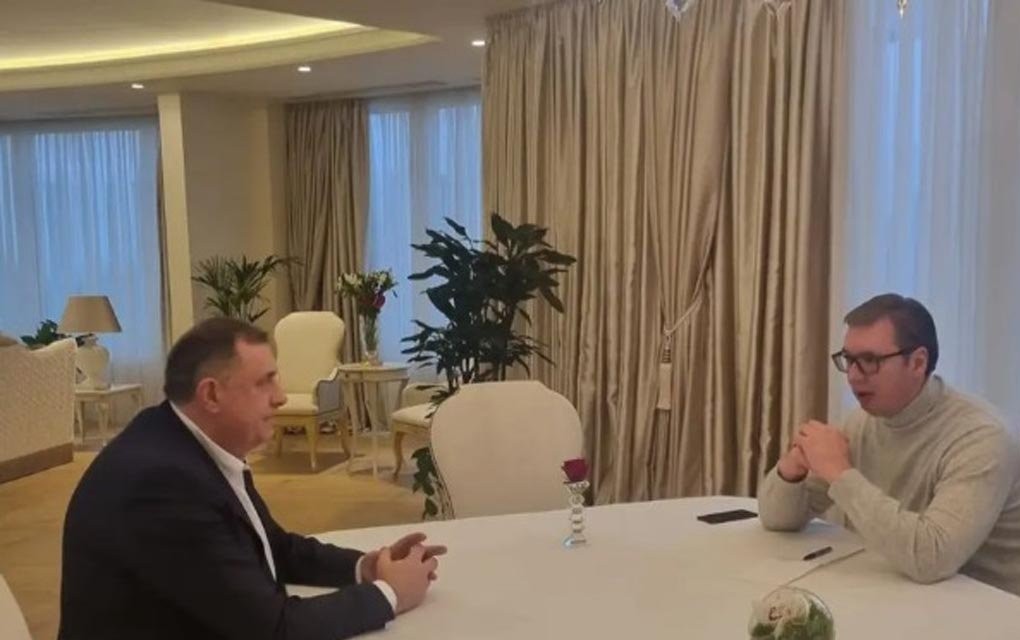 Dodik sa Vučićem: Razgovarali o briselskom dijalogu i situaciji u Srpskoj