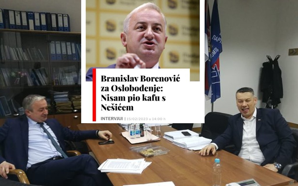 PRISJELA MU KAFA: Borenović tvrdi da se nije sastajao sa Nešićem a ovaj objavljuje fotografije sa njim!!!