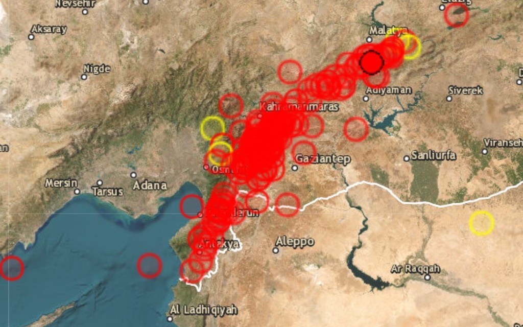 Mapa zemljotresa i video iz vazduha otkrijavu razmjere KATASTROFE u Turskoj i Siriji