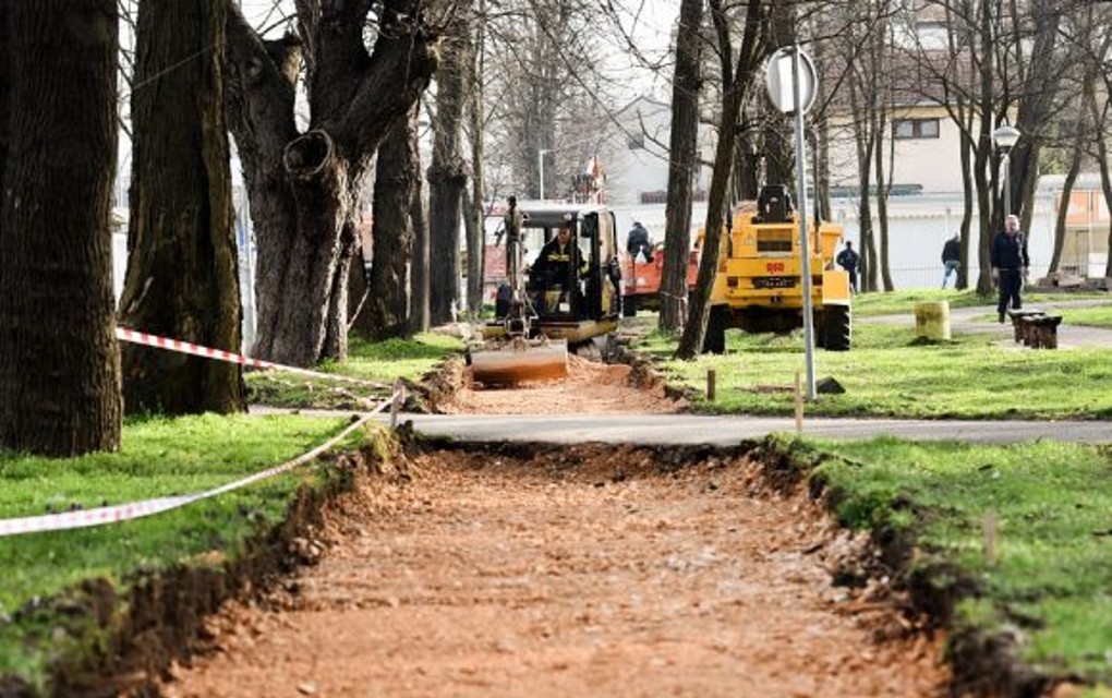Pogledajte kako napreduje izgradnja u parku „Mladen Stojanović“