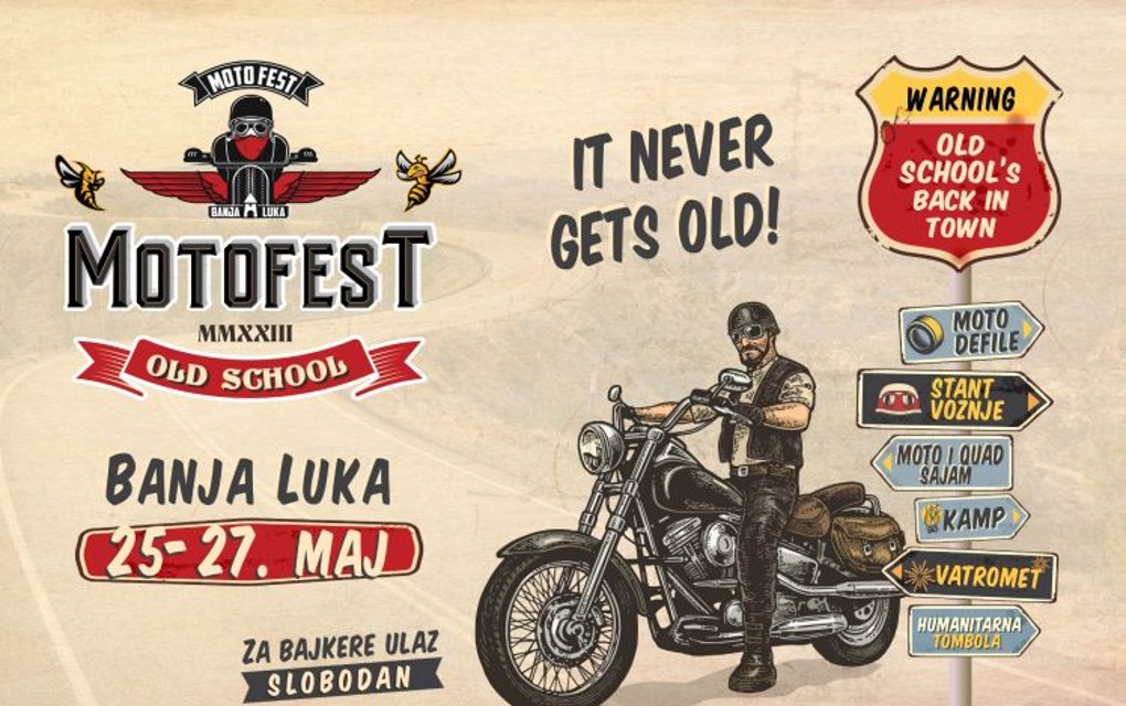 “Old School” sa Moto Festom ponovo dolazi u Banjaluku