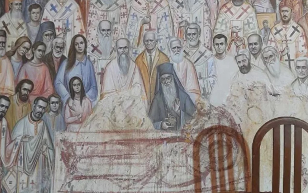 Krivokapić naslikan na fresci u Hramu bez odobrenja Mitropolije