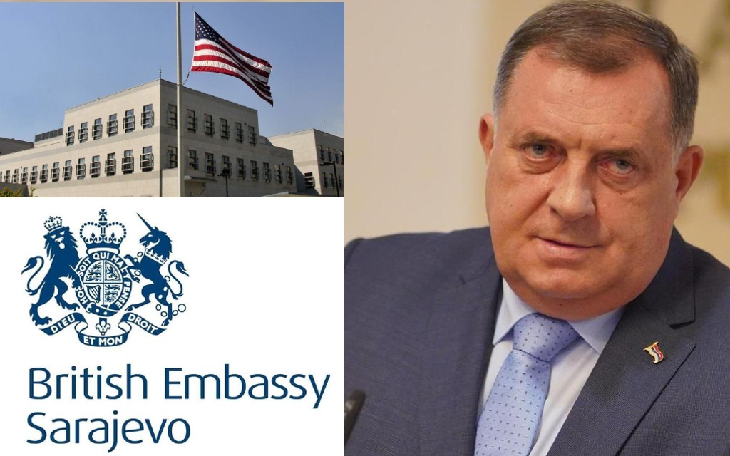 Republika Srpska PREKIDA kontakte s američkim i britanskim diplomatama i ambasadorima