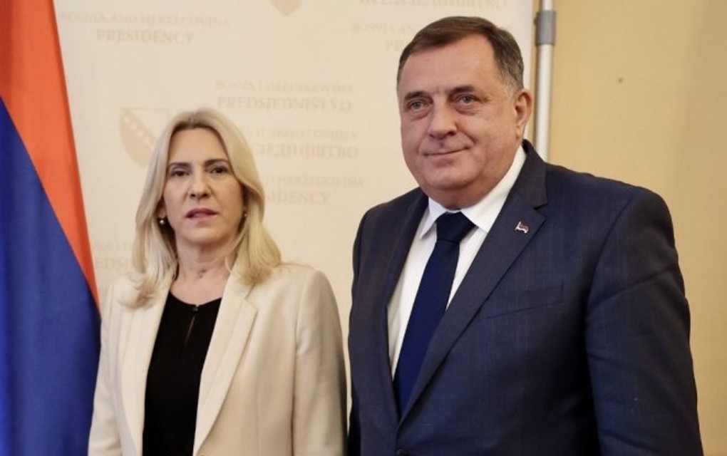 Dodik i Cvijanovićeva na konferenciji za novinare