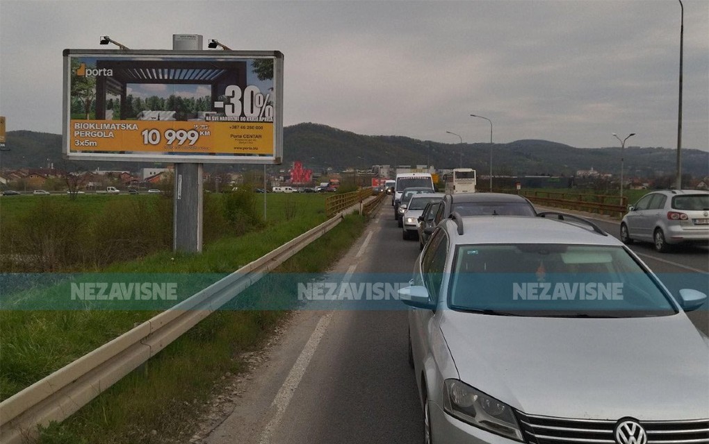 Sudar na Prijedorskoj petlji izazvao gužve