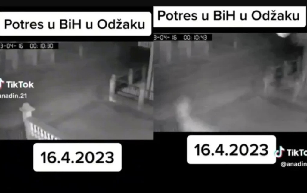 „Ovo je zastrašujuće slušati“: Pogledajte video sinoćnjeg zemljotresa u BiH