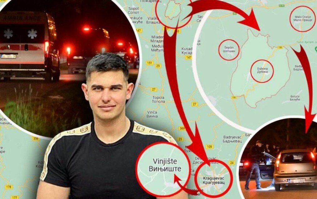Jeziva mapa Uroša Blažića: Od ubistva 8 ljudi za sat vremena u 3 sela kod Mladenovca, preko otmice taksiste, do hapšenja u kući rođaka