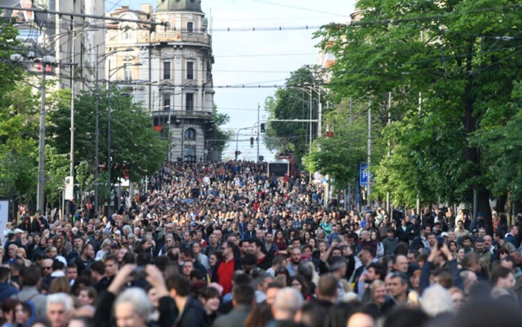 Protestni skup „Srbija protiv nasilja“