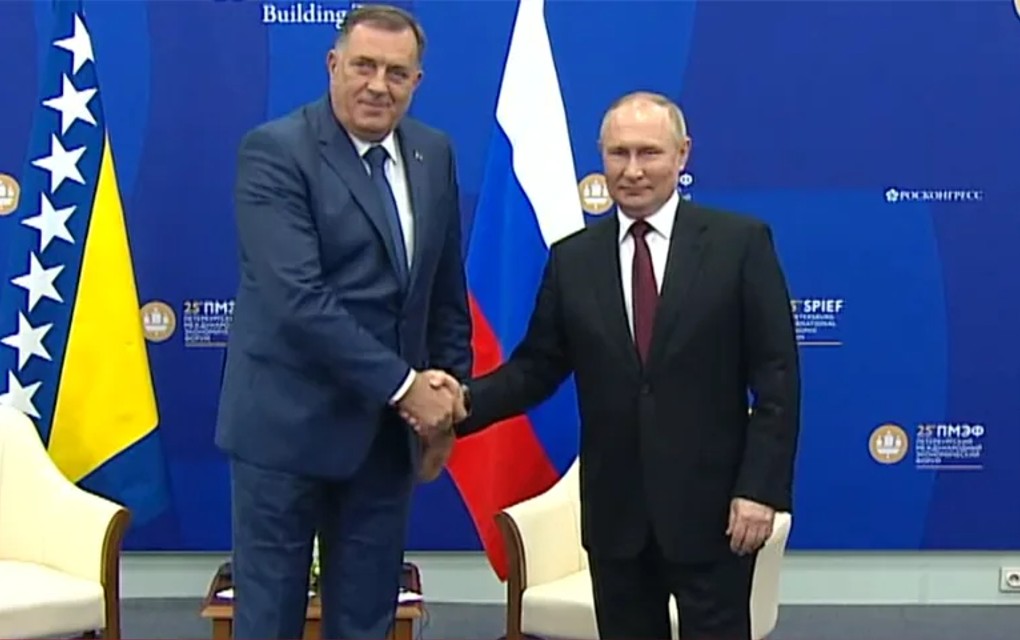 O čemu će razgovarati Dodik i Putin?