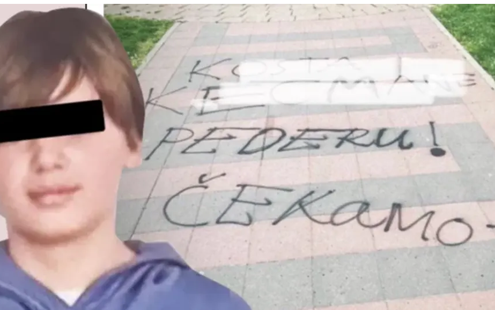 „Pe**ru, čekamo te“: Da li je ovaj natpis bio namijenjen napadaču na školu