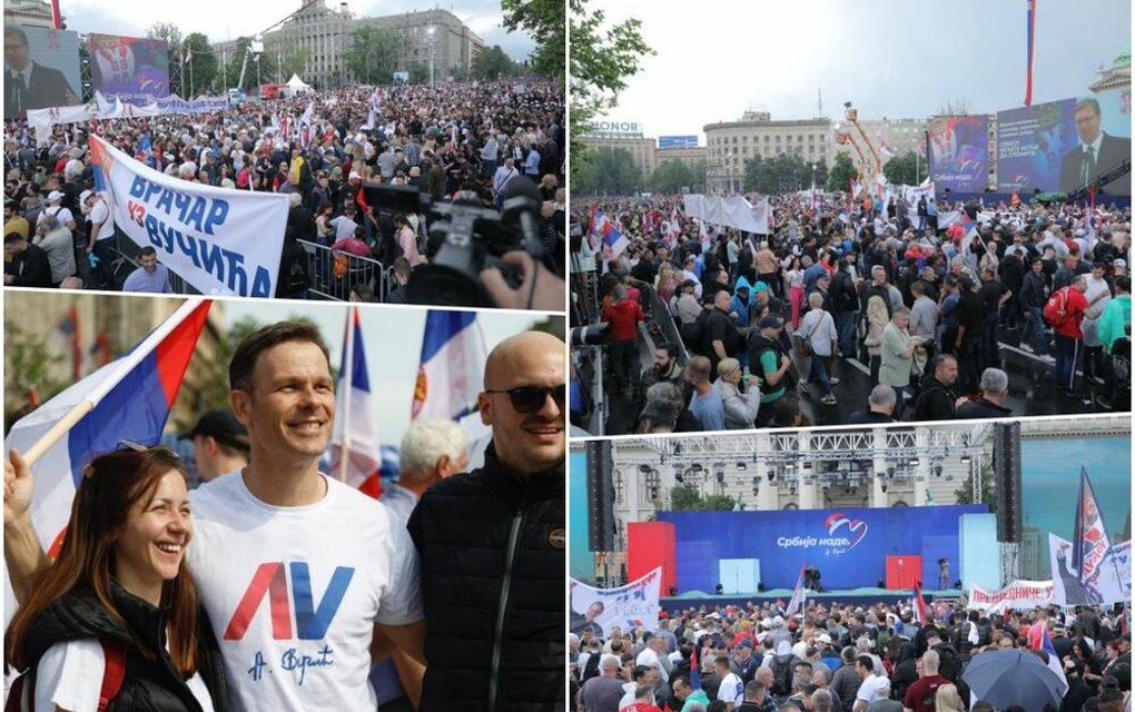 „Srbija nade“ – Rijeke ljudi slivaju se u Beograd na najveći skup u istoriji Srbije