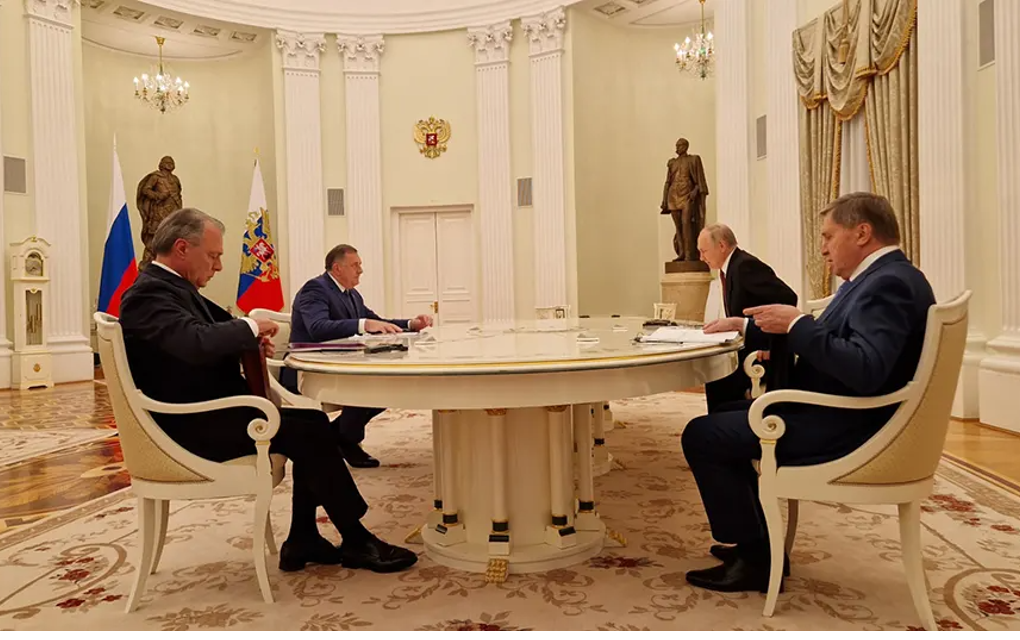 Rusija zahvalna Srpskoj na prijateljskom stavu – Sastanak Dodika i Putina