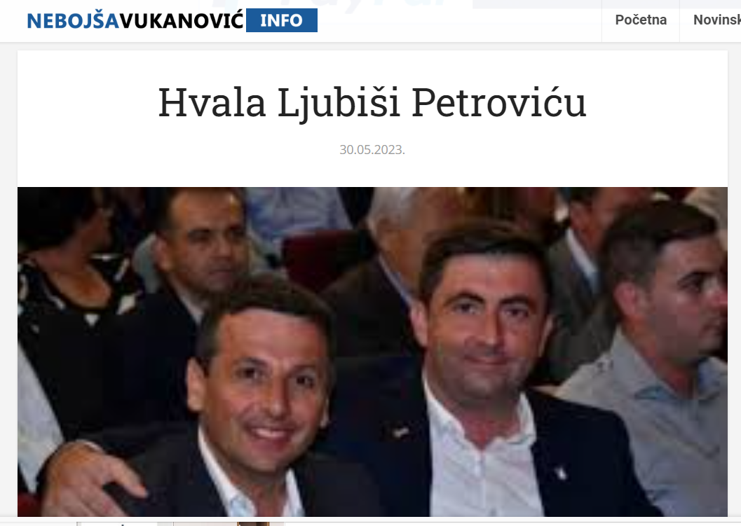 Vukanović pita Petrovića: Šta si radio na skupu Radislava Dončića?
