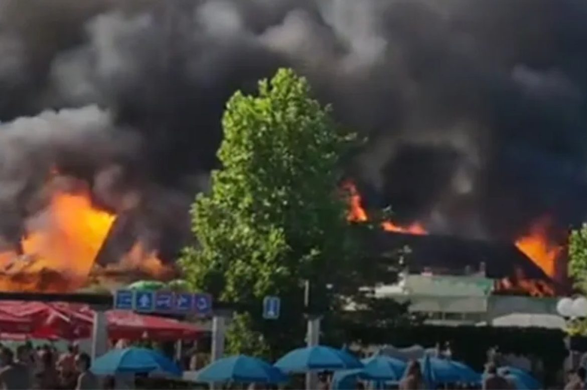 Veliki požar u akva parku u Sloveniji