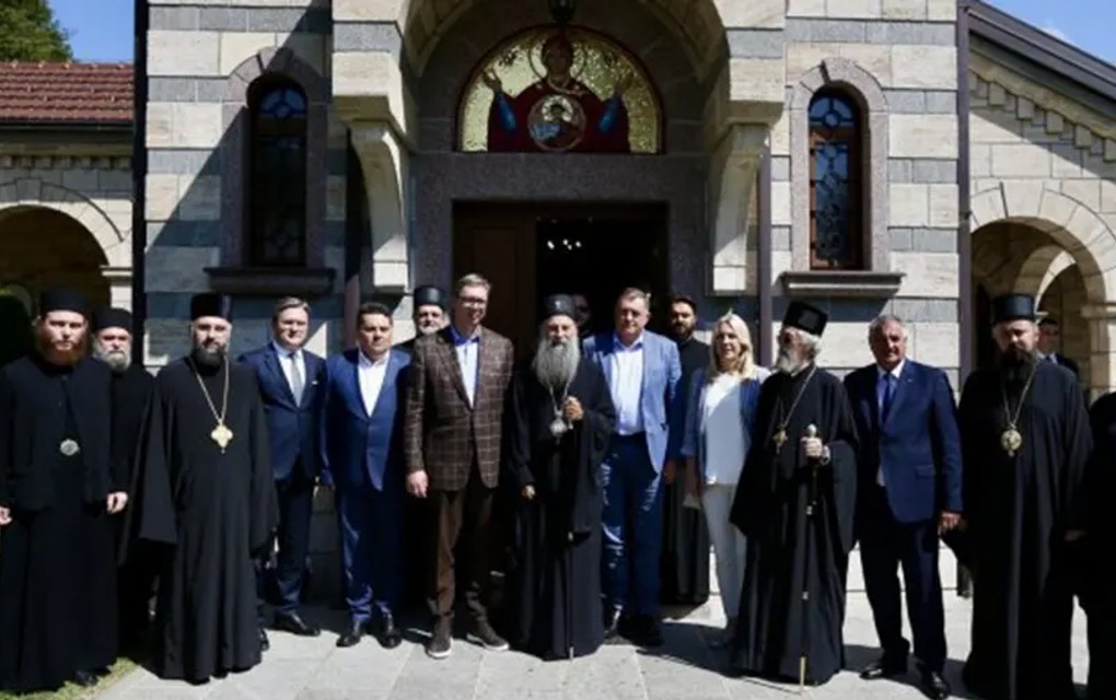 Cvijanović: Dvodnevna posjeta Srpskoj delegacije bratske Srbije započeta manastiru Osovica