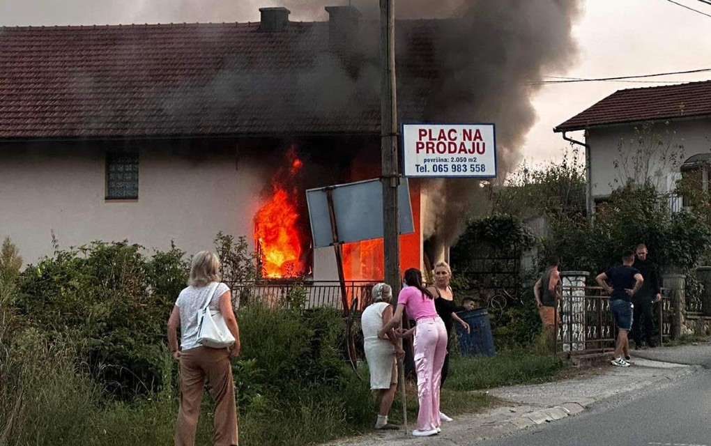 Požar na porodičnoj kući u Prnjavoru