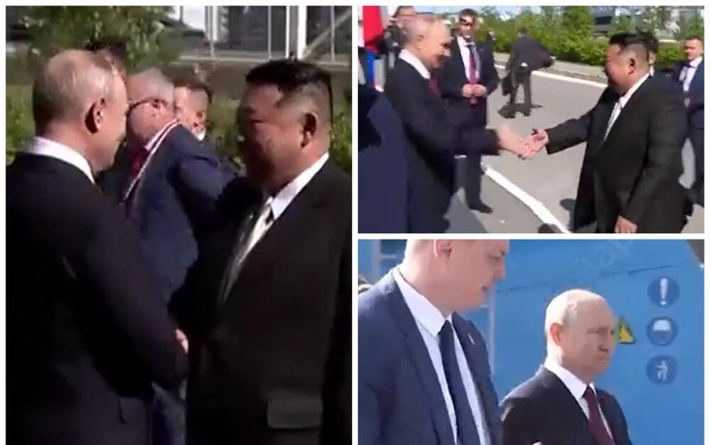 Pogledajte sastanak Putina i Kim Džong Una na kosmodromu