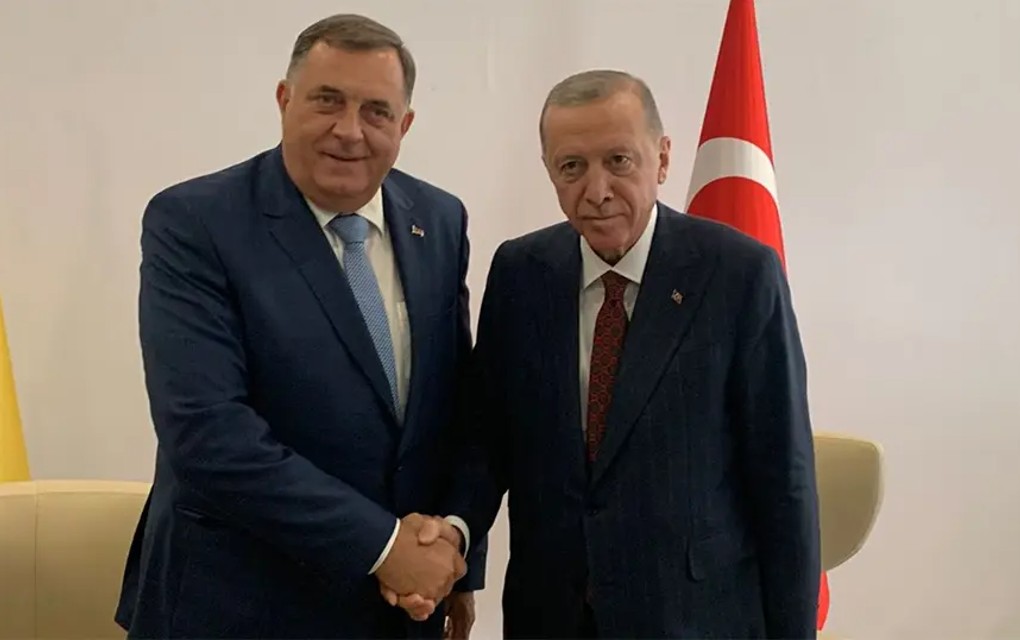 Dodik i Cvijanović sa Erdoganom: Potvrđena odlična privredna saradnja Srpske i Turske