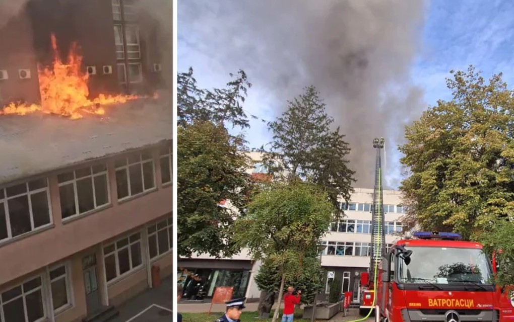 VELIKI POŽAR U CENTRU BANJALUKE! Gori u Elektrokraijini –  Prve fotografije sa mjesta nesreće!