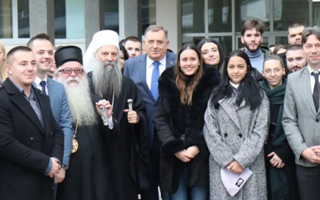 Dodik i patrijarh Porfirije posjetili Medicinski fakultet u Foči: Studenti da preuzmu veću odgovornost