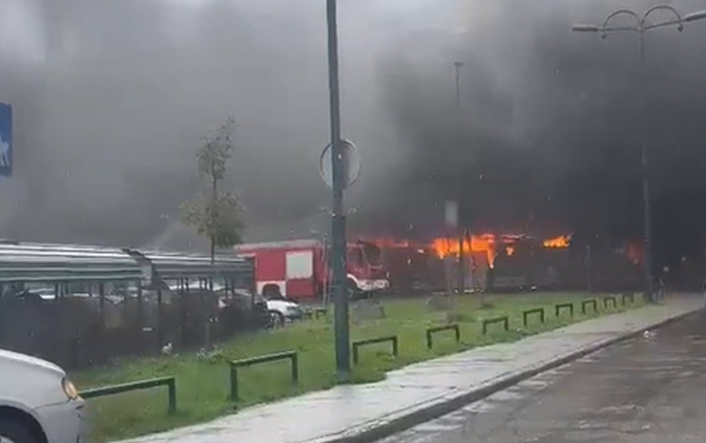 Požar u Sarajevu, vatra zahvatila dio pijace
