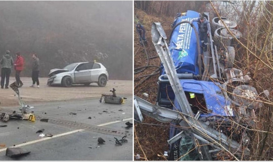 Vozači, oprez! Teška saobraćajna nesreća – kamion se prevrnuo